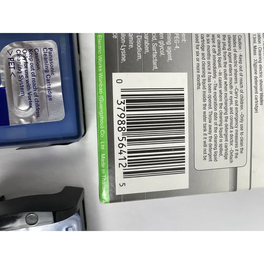 Panasonic Vortex HydraClean shaving system solution 2 Cartidges